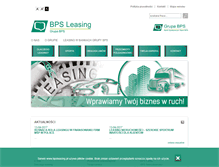 Tablet Screenshot of bpsleasing.pl